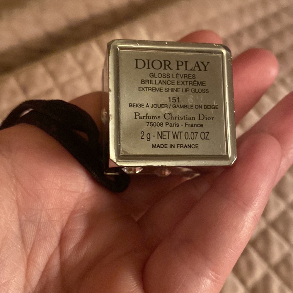 Dior Silver bag charm with Black Ribbon - Picture 10 of 10
